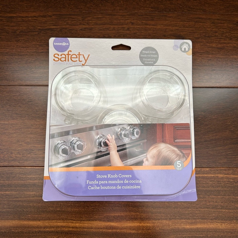 Babies"R"Us Safety Stove Knob Covers - Clear (5 Pack)